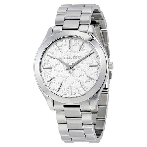 michael kors uhr runway silber|michael kors silver runway watch.